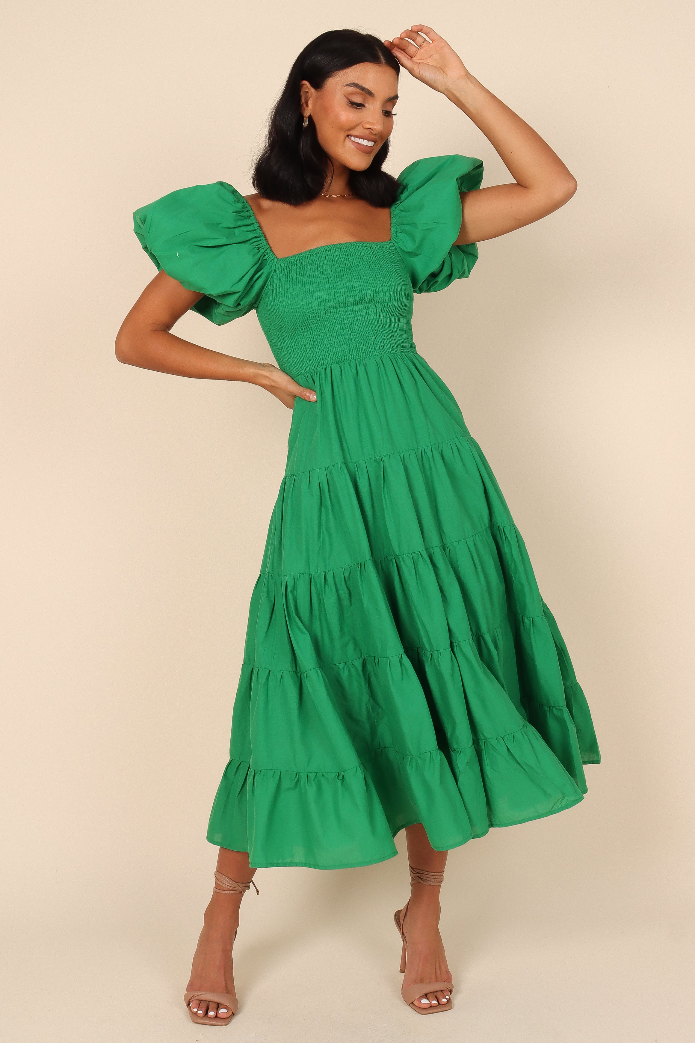 green dress dress